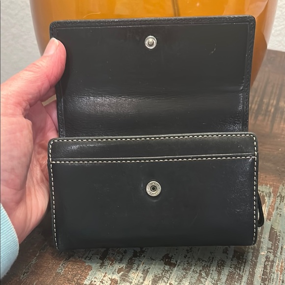 Coach Black Leather Wallet - Picture 2 of 13